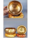 8.5CM 尼泊爾手工 銅磬 頌缽 黃銅款